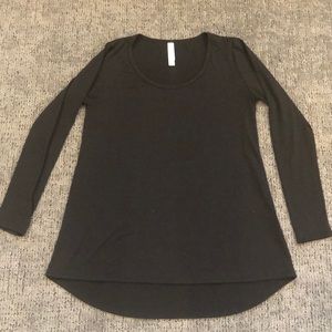 Solid black LulaRoe XXS Lynnae